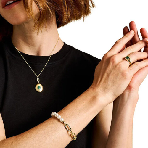 Fossil JF04729-710 Women's Pearl Bracelet - FOSSIL (1)