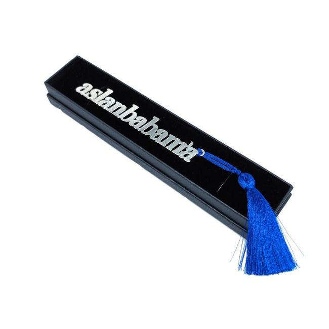 Special Handmade Lion for My Father Silver Bookmark - 1