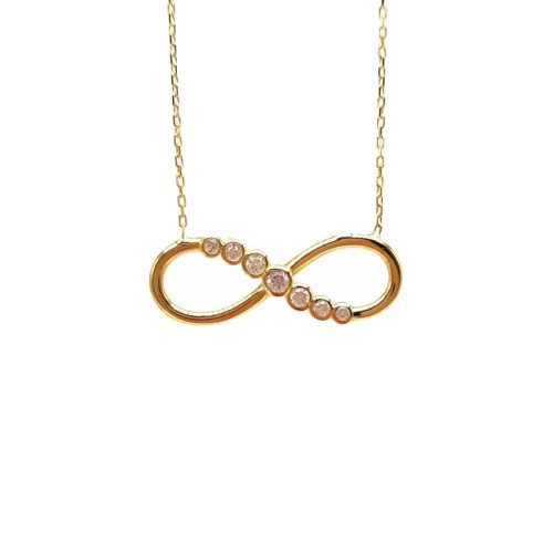 CNG Jewels - Infinity Gold Necklace