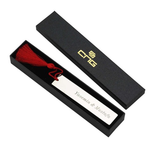 Kişiye Özel İsimli Plaka Gümüş Kaplama Kitap Ayracı - CNG Jewels (1)