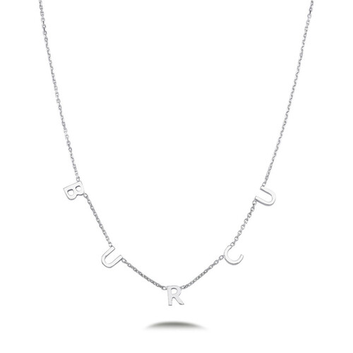 CNG Jewels - Kişiye Özel Zincirde Harfli Gümüş İsim Kolye