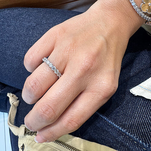 Küçük Taşlı Gümüş Tamtur Yüzük - CNG Jewels (1)