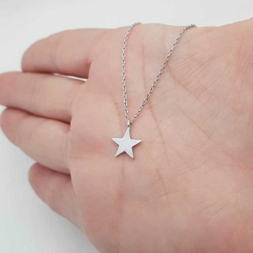CNG Jewels - Küçük Yıldız Gümüş Bayan Kolye