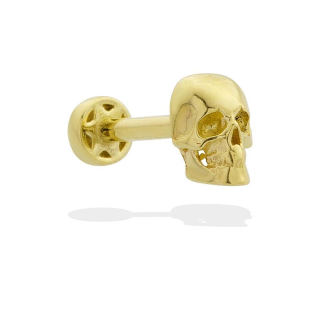 Kurukafa Altın Tragus Piercing - 1