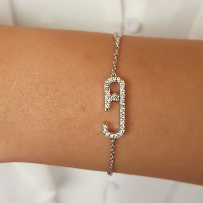 Labyrinth Silver Women's Bracelet - 1