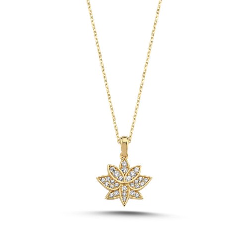 CNG Jewels - Lotus Flower Gold Necklace