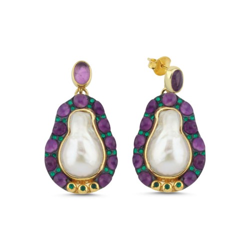 Margarita Design Women's Silver Earrings - CNG Jewels
