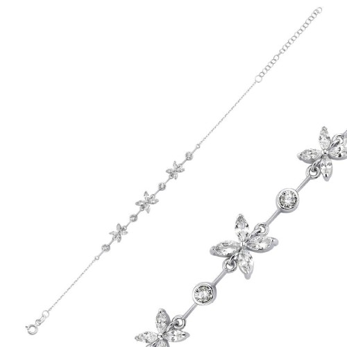 CNG Jewels - Markiz Roza Gümüş Kadın Bileklik
