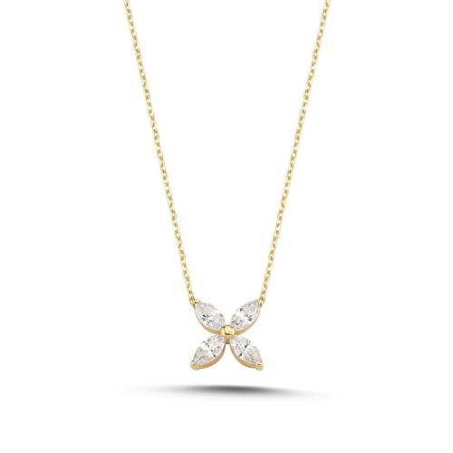 CNG Jewels - Marquise Gold Necklace