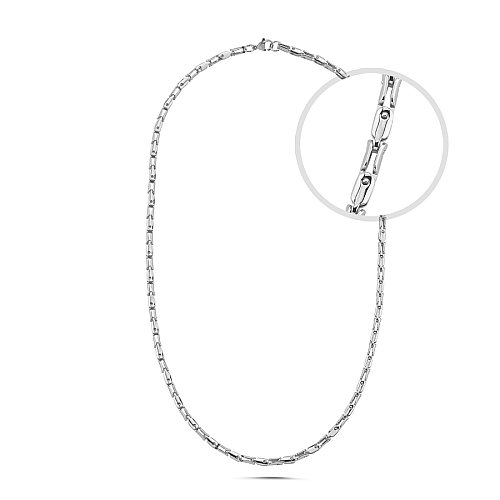 Mekanik Bağ Çelik Erkek Kolye - CNG Jewels (1)