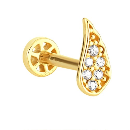 CNG Jewels - Melek Kanadı Altın Tragus Piercing
