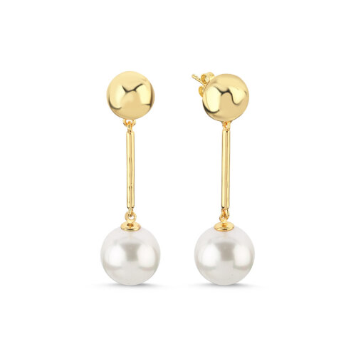 Mina İnci Kadın Gümüş Küpe - CNG Jewels