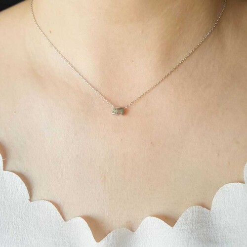 CNG Jewels - Mini Fil Gümüş Bayan Kolye