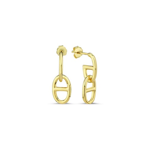 CNG Jewels - Minimal Sallantılı Tely Gold Gümüş Kadın Küpe