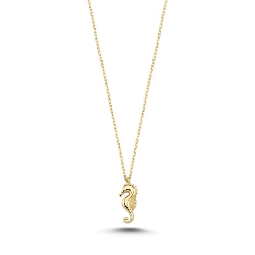 CNG Jewels - Minimal Seahorse Gold Necklace