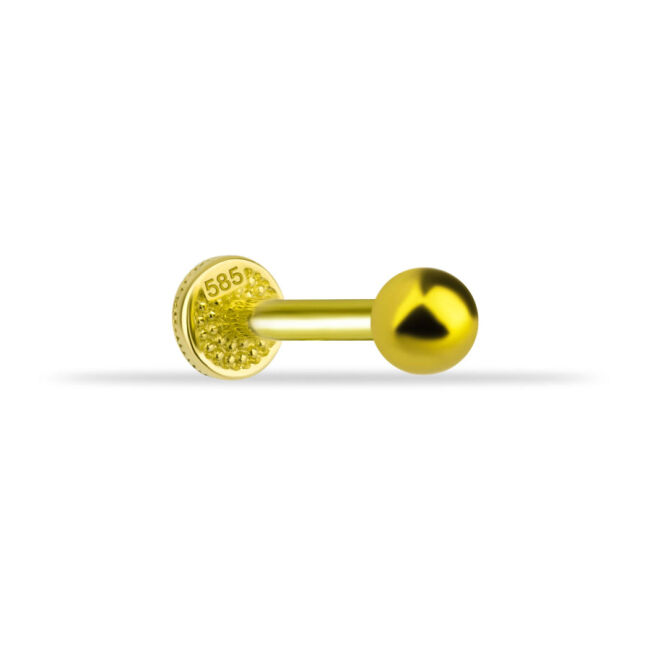 Minimal Top Altın Tagus Piercing - 1