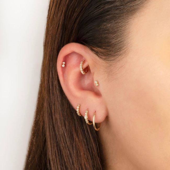 Minimal Twist Altın Helix Piercing - 2