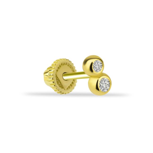 Minimal Twist Altın Helix Piercing - 1