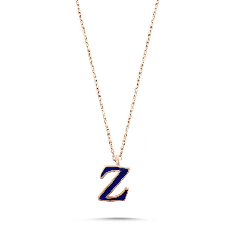 Small Letter Z Silver Women's Necklace - CNG Jewels