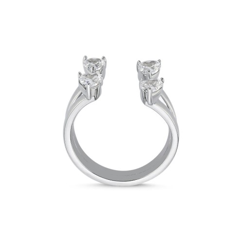 Mucho Amor Kalp Kadın Gümüş Yüzük - 2