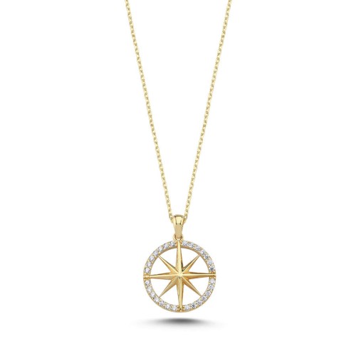 CNG Jewels - North Star Gold Necklace