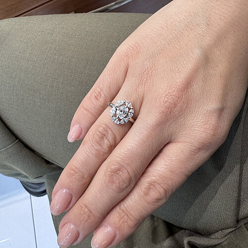 Oval Taşlı Gümüş Tamtur Yüzük - CNG Jewels (1)