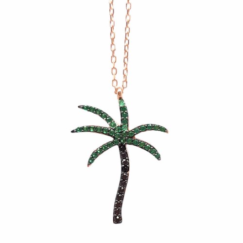 CNG Jewels - Palmiye Ağacı Bayan Gümüş Kolye