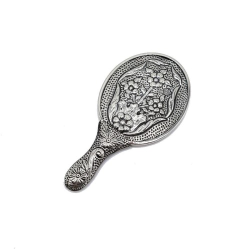 CNG Jewels - Papatya Desenli Küçük Gümüş El Aynası