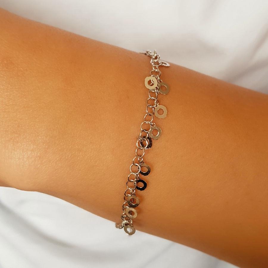 Pul Charm Kadın Gümüş Bileklik - CNG Jewels