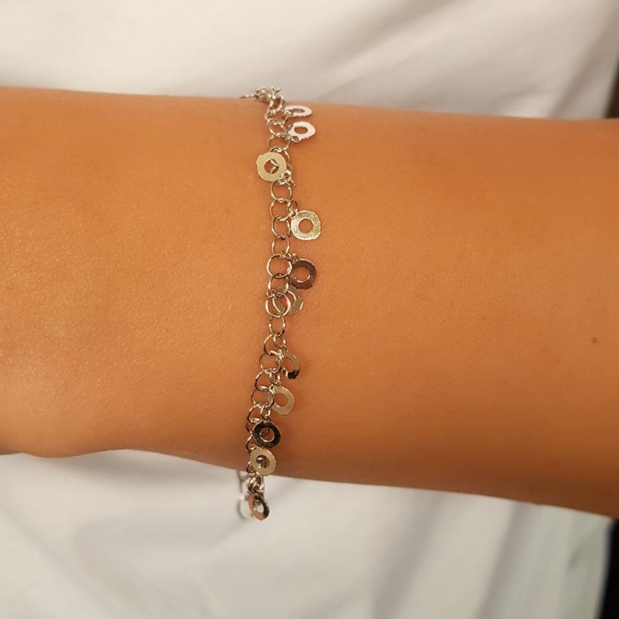 Pul Charm Kadın Gümüş Bileklik - CNG Jewels (1)