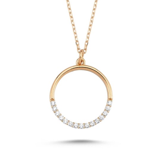 CNG Jewels - Round Rose Gold Necklace