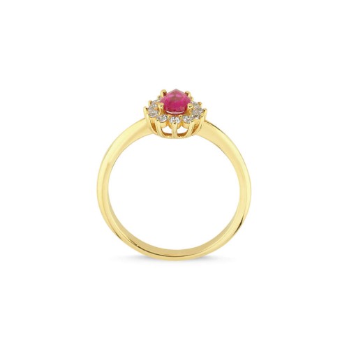 Ruby Damla Tektaş Anturaj 14 Ayar Altın Yüzük - 2