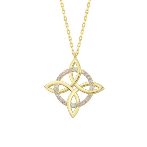 Wind Rose Silver Women's Necklace - CNG Jewels