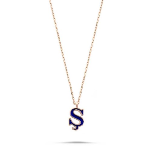 Small Letter S Silver Women's Necklace - CNG Jewels