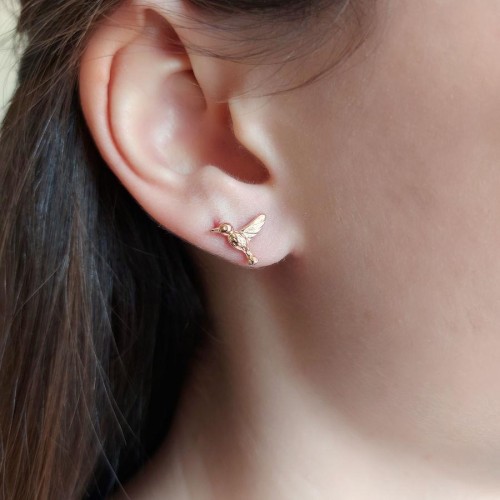 Sparrow Rose Silver Women's Earrings - CNG Jewels