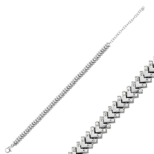 Sergente Waterway Silver Women's Bracelet - CNG Jewels
