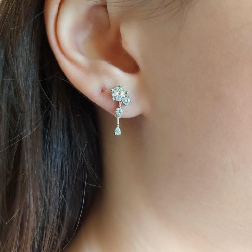 CNG Jewels - Shine Silver Earrings