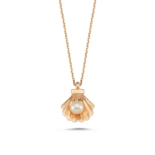 CNG Jewels - Small Oyster Gold Necklace