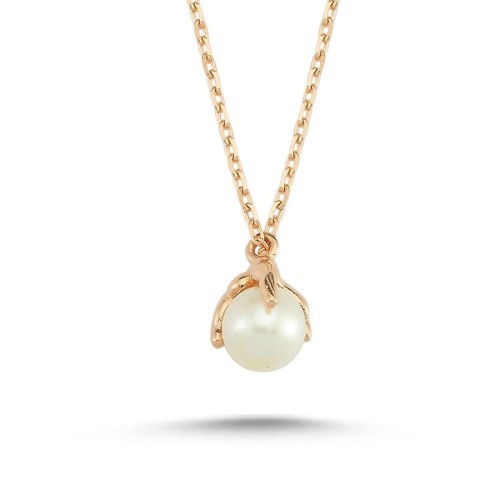 CNG Jewels - Small Pearl Gold Necklace