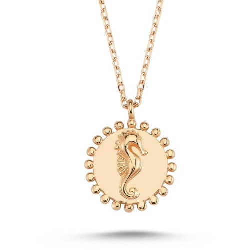 CNG Jewels - Small Seahorse Gold Necklace