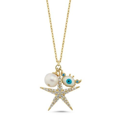 CNG Jewels - Stella Marina Deniz Yıldızı Gümüş Kadın Kolye