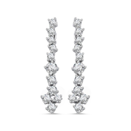 Suyolu Işık Seli Gümüş Abiye Küpe - CNG Jewels (1)