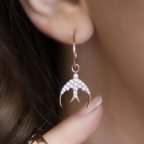 CNG Jewels - Swallow Rose Earrings