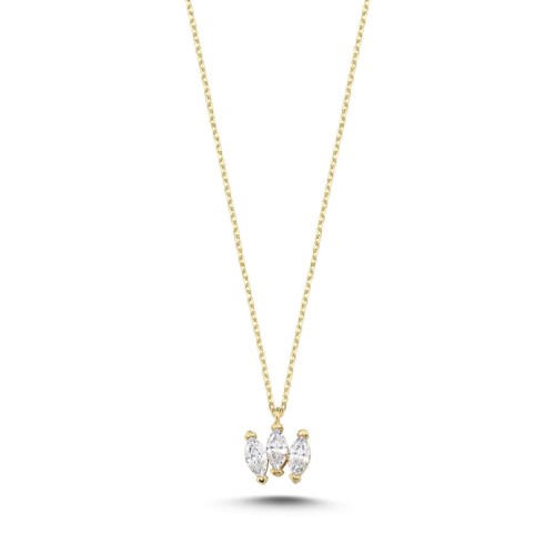 CNG Jewels - Tria Marquise Trend Gold Necklace
