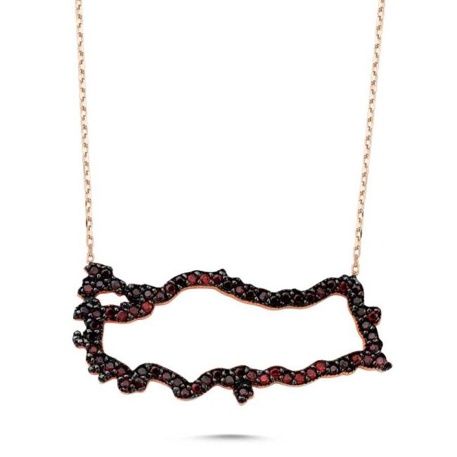 Republic of Türkiye Silver Women's Necklace - 1