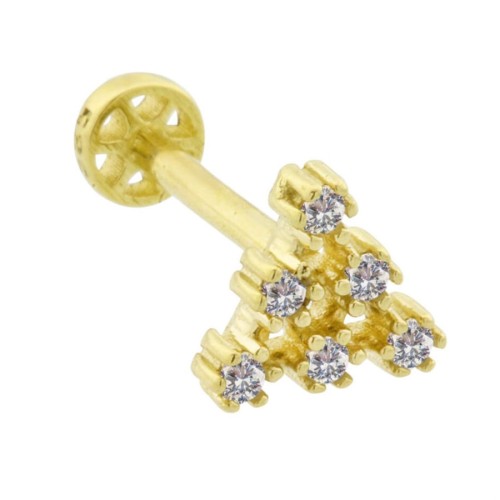 CNG Jewels - Üçgen Altın Tragus Piercing