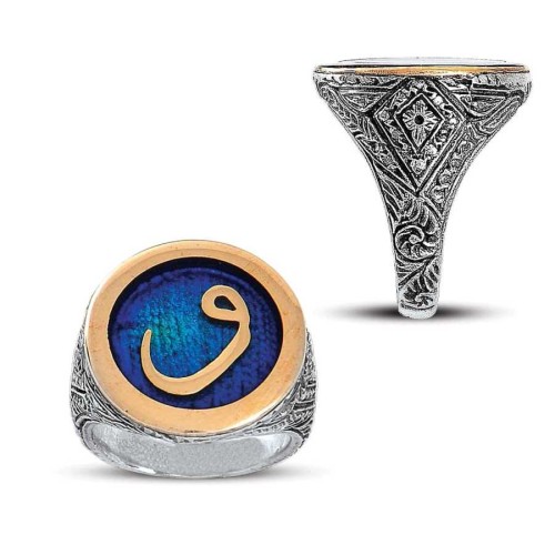 CNG Jewels - Vav Harfli Gümüş Erkek Yüzüğü
