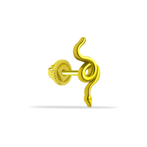 Yılan Altın Helix Piercing - 1