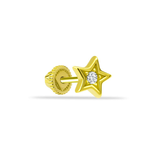 Star Gold Helix Piercing - 1
