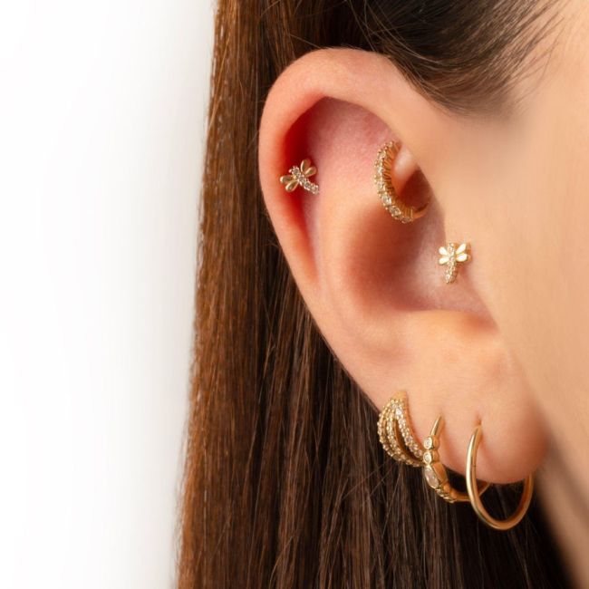 Yusufçuk Altın Helix Piercing - 2
